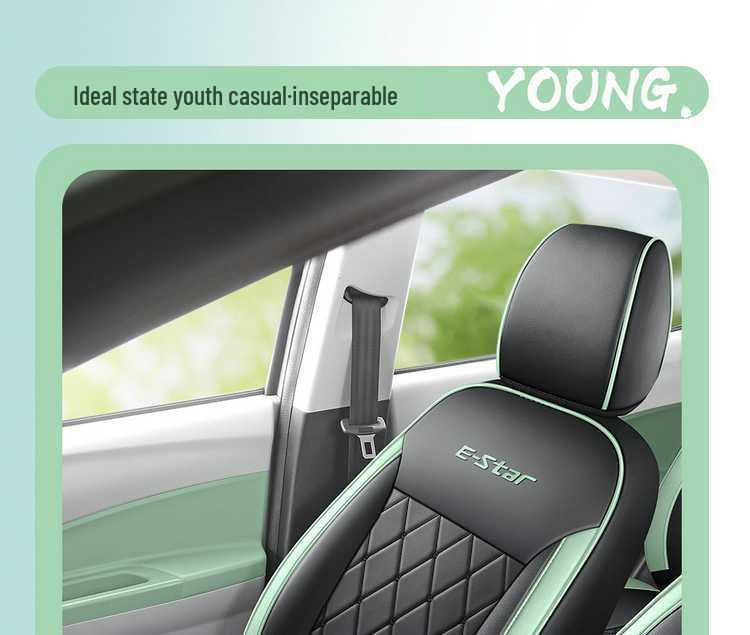 Benbenestar National Edition Full Coverage Colorful Car Seat Cushions and Covers