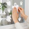 Removable Glass Decals Halloween Ghost Window Clings, Static Stickers, Waterproof Easy Application Stickers Decals, Spooky Home Decor for Indoor