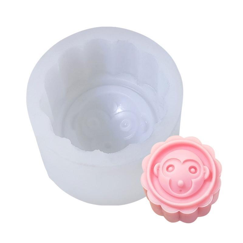 Cartoon Silicone Mooncake Moulds Dessert Mould Kitchen Molds Mold