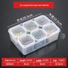 Rectangular Plastic 4-Compartment Food Storage Box