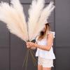 90/120cm Artificial Pampas Decoration Flowers Home Party Table Flower Arrangement Decor Wedding Decor DIY Fluffy Reed Grass