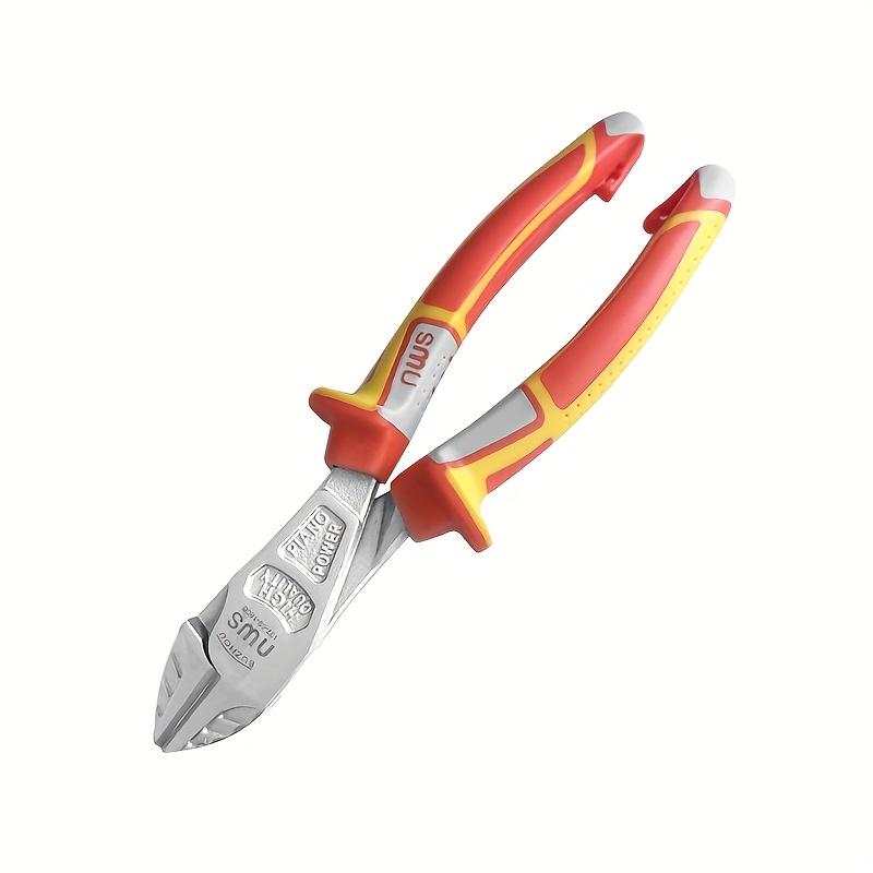 Professional 7" & 8" Multi-Purpose Wire Pliers - Industrial Grade, Needle Nose,Diagonal Cutters with Large Head for Electricians