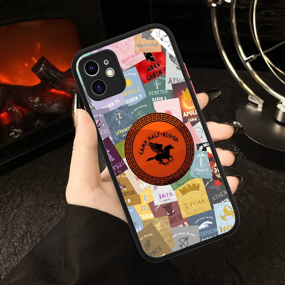 Camp Half-Blood Matt Transluzente Handyhülle Für Iphone 16 ProMax 15 14 13 12 11 X XS PRO Plus