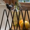 Plate Storage Rack, Durable Iron Dish Display Stand, Anti-Slip Certificates Cookbooks Organizer, for Plates Cutting Boards Tiles Plaques Trays