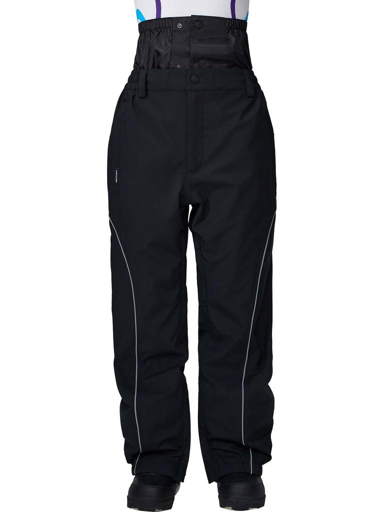 Ash Greem Snowboard Reflective Water Resistance and Size 3L099 Pants, Full-Seam, 3-Layer, Piping, 30,000mm, Men's Women's, AGP3L-233, L,