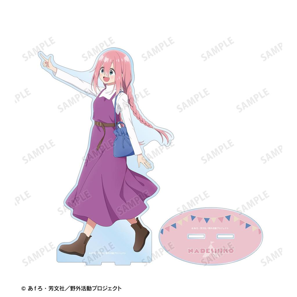 SEASON 3 Original Nadeshiko Kagamihara Walking Extra Large Acrylic Stand Yurucamp Illustration Ver.