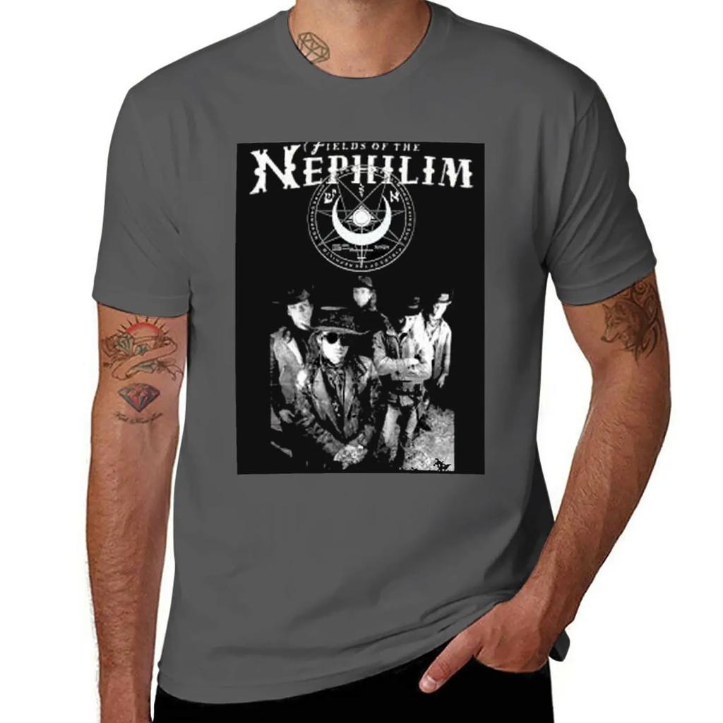 Field of the Nephilim Rr11 TShirt Graphics Summer Top Mens White T Shirts
