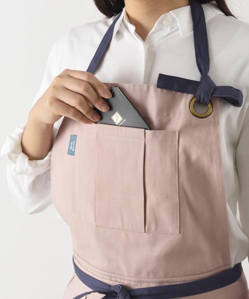BRUNO Switchron Kitchen Apron with Towel Rack, Salon Apron, Garcon Apron, Ideal for DIY, Outdoor Activities, and Lessons, Women's and Men's, Ash,