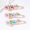 3 Colors Flower Enamel Brooch Rhinestone Jewelry Lapel Pin Accessories Elegant Brooch Pins