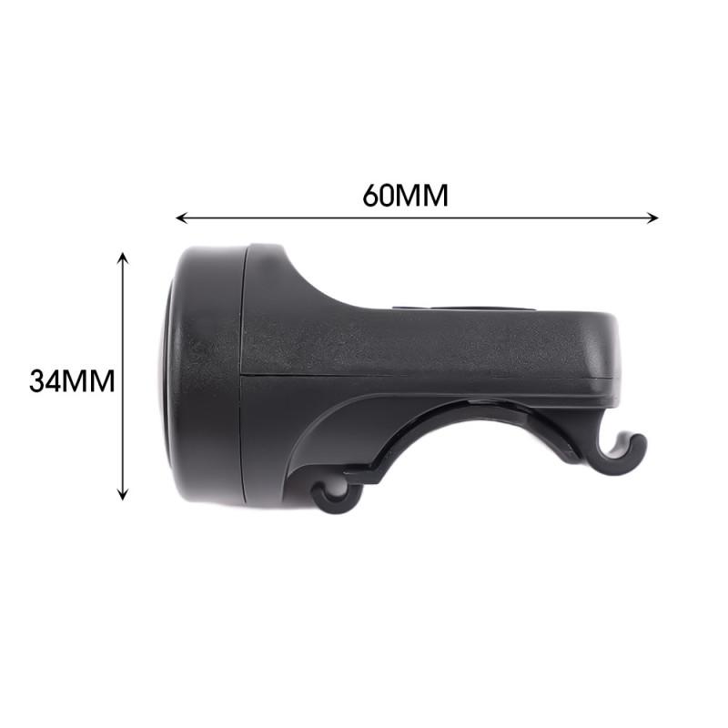 Bicycle Horn Motorcycle Electric Bell Horn 4 Modes USB Rechargeable Mountain Road Cycling Anti-theft Alarm Horn Bike Accessories