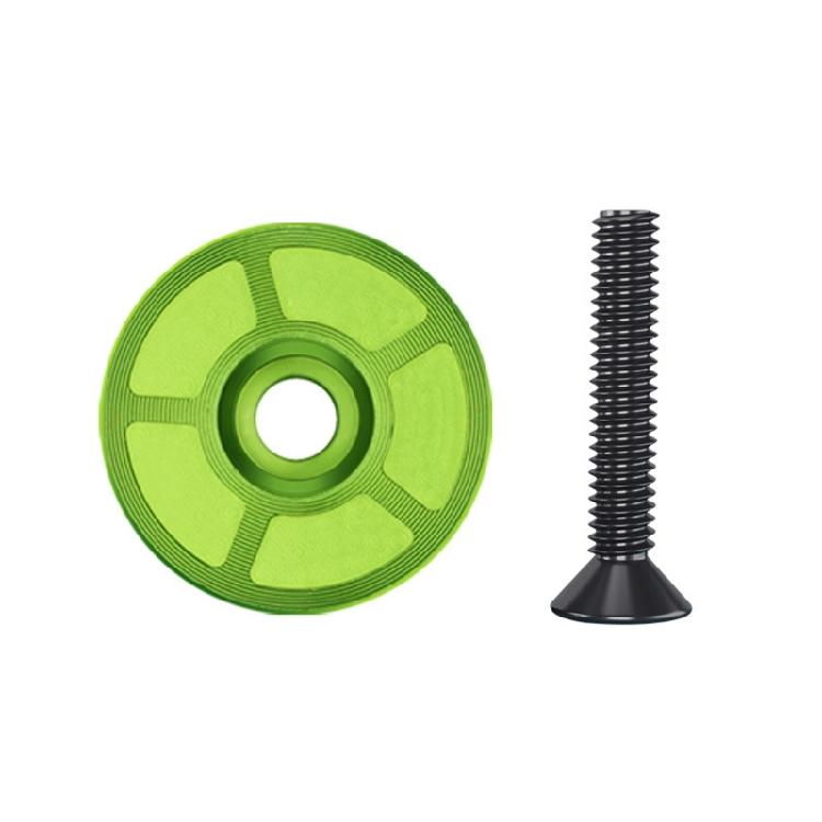 Precisions Machined Bicycles Headset Cap 6mm Screw Light Weight Aluminum Alloy Cycle Headset Cover For Mountain Bikes