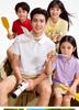Custom Logo Family Matching Cotton Polo Shirts: Kids' T-Shirts for Class Uniforms, Parties, Summer Camp, Autumn Outings, and Cultural Events