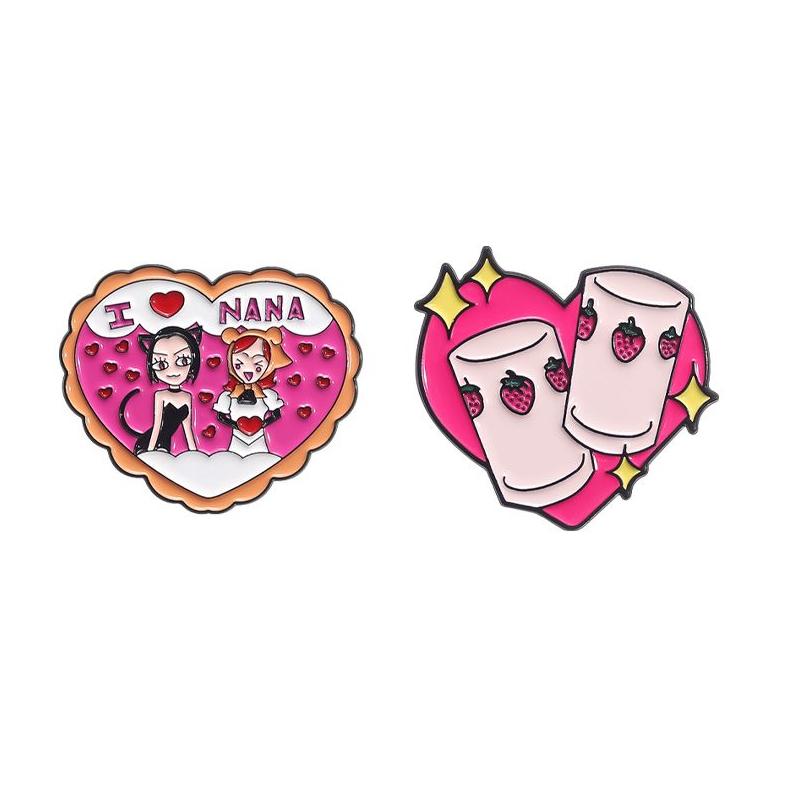 Xiaomi Anime Girls Collections Enamel Pins Cartoon Manga Character Brooches Clothing Lapel Badge Fashion Jewelry Gifts for Fans Friends