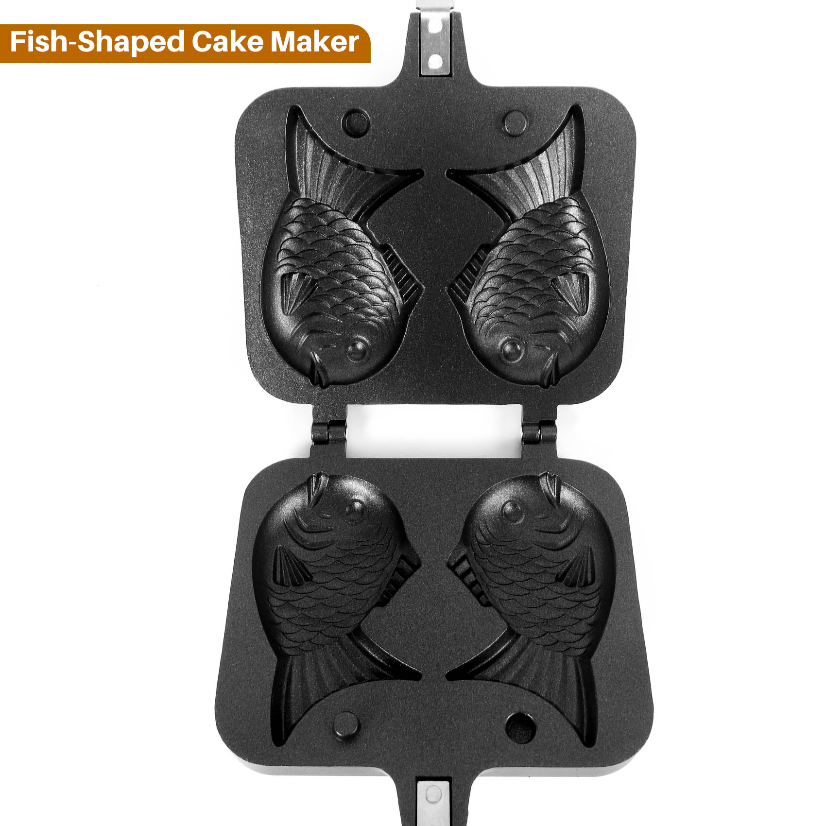BHBL Taiyaki Shaped Hot Dessert Waffle Cake Maker Pan Japanese Pancake Double Pan Fry Pan China Mainland