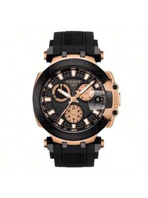 Orologio Sportivo alla Moda da Uomo al Quarzo T-Race Chronograph T115.417.37.061.01. Orologio da polso rotondo multifunzione, da uomo T115.417.37.051.00