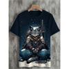 Japanese Ukiyo-e Graphic T Shirts For Men Fashion Trend Short Sleeve 3D Printed Summer