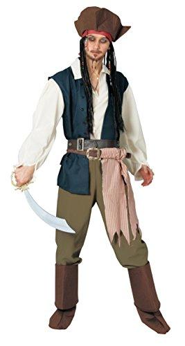 Disney Pirates of the Caribbean Adult Jack Sparrow Costume 802537