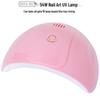 54W Mini Nail Lamp: LED/UV Light Therapy, One-Button Timer, Gel Polish Dryer