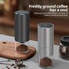 Portable Electric Burr Coffee Grinder Type-C Rechargeable Stainless Steel Core Cordless Burr Grinder with Multi Grind Setting LED Display Touchscreen