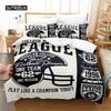 Soccer And Rugby Bedding Set Duvet Cover Set 3d Bedding Digital Printing Bed Linen Queen Size Bedding Set Fashion Design
