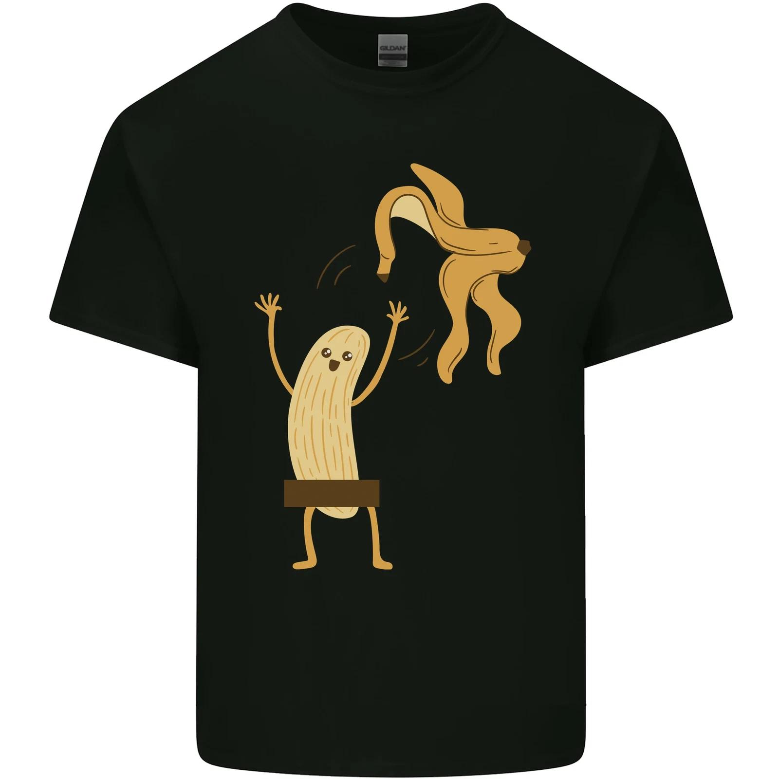 Get Naked Censored Banana Funny Kids T-Shirt Childrens 2XL