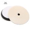 3-7" Self-Adhesive Beveled Japanese Wool Pad for Car Detailing & Polishing