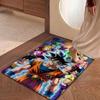 Goku'S Many Forms Printed Rug Nonslip Durable Carpet For Study Reading Area Home Party Decor Birthday Gift