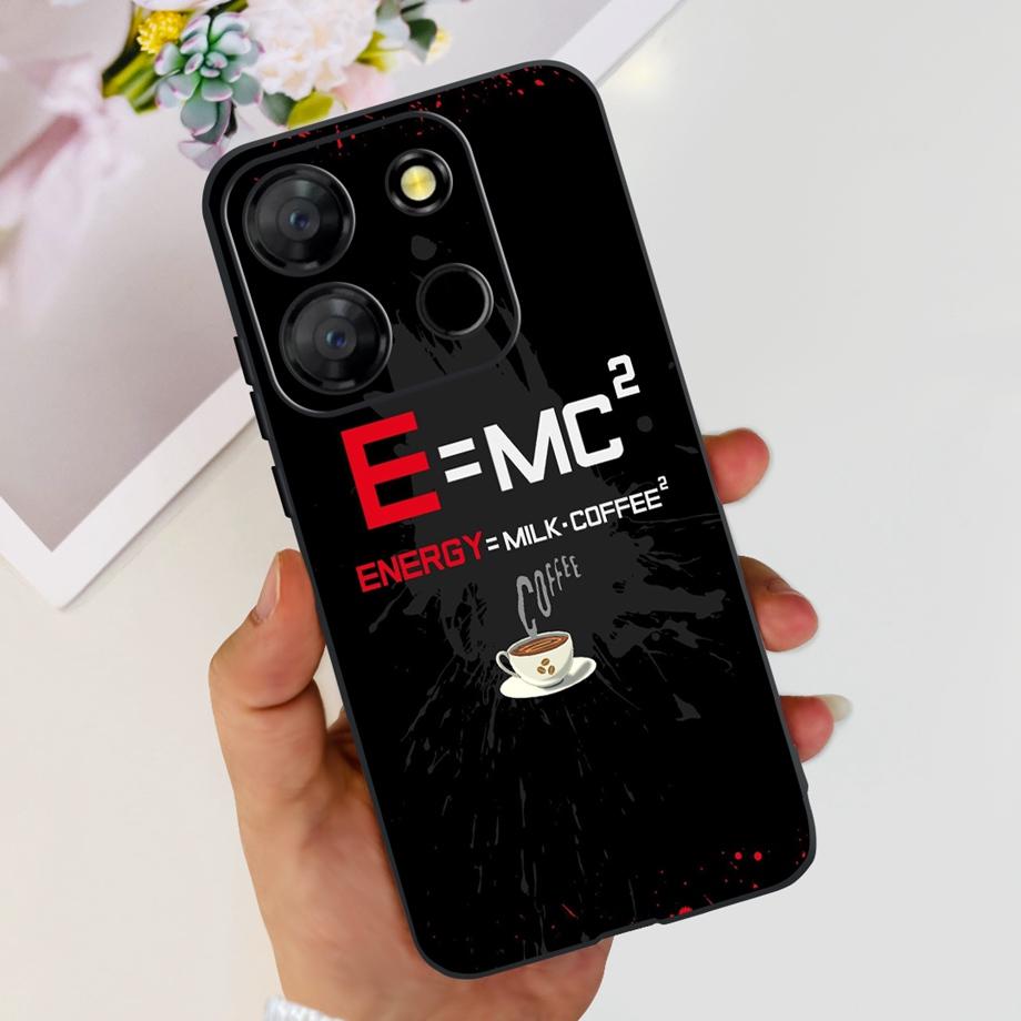 For Itel A60 A70 A27 A48 Phone Case Back Cover Matte Slim Soft TPU Silicone Bumper Child Fashion Cartoon Pattern Fundas ITELA60s