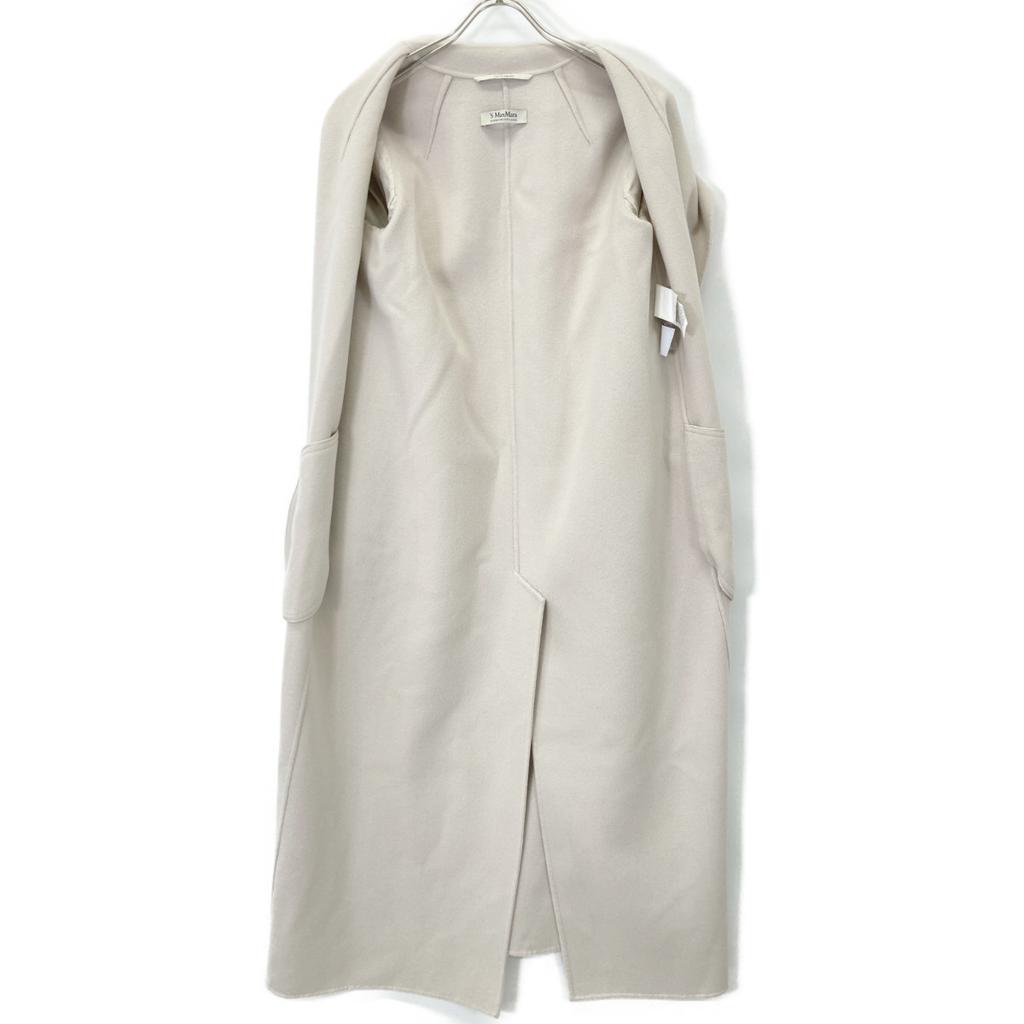 Max Mara In Good Condition 901614136 CUCITO AMANO Wool Coat 34 IvoryUsed