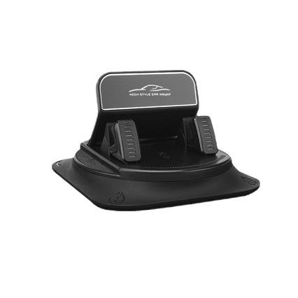 360° Rotatable Car Phone Holder with ABS & Non-Slip Base, Adjustable Dashboard/Desk/ Use Compatible for iPhone Smartphones