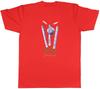 Personalised India Cricket Supporter Unisex TShirt Retro Ball Wicket Stump Fan Tee