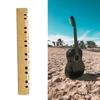 12 String Guitar Nut Saddle Brass Premium Pre-Slotted Top Nut Vintage Style Electric Guitar Accessories Flat Bottom