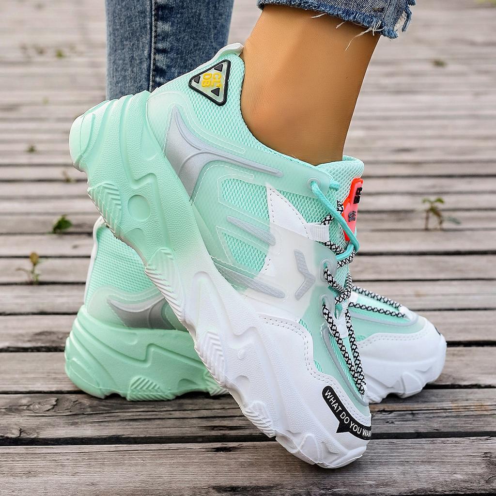 Fashion 2024 Summer Women Outdoor Platform Shoes Vulcanize Fashion Casuals Height Increasing Anti-slip Chunky Sneakers Zapatos De Mujer