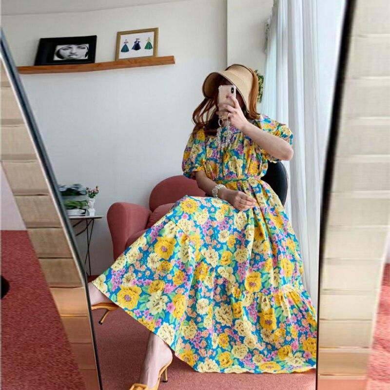 Evas Robe Longue Fleurie American Vintage Robe Fleurie Robe