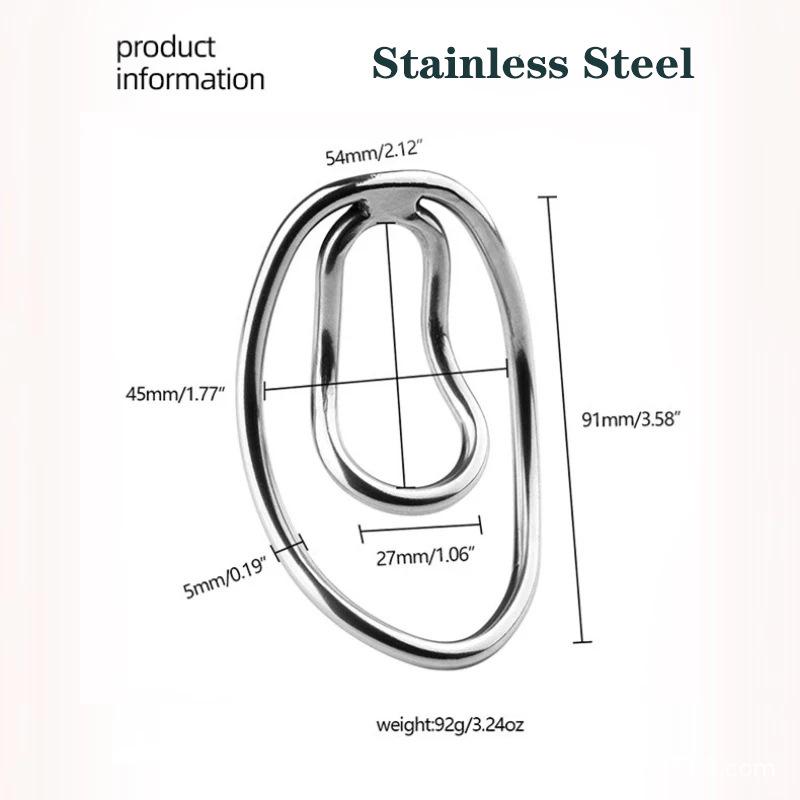 Men's Chastity Clamp for Crossdressing: Genital Concealment Lock