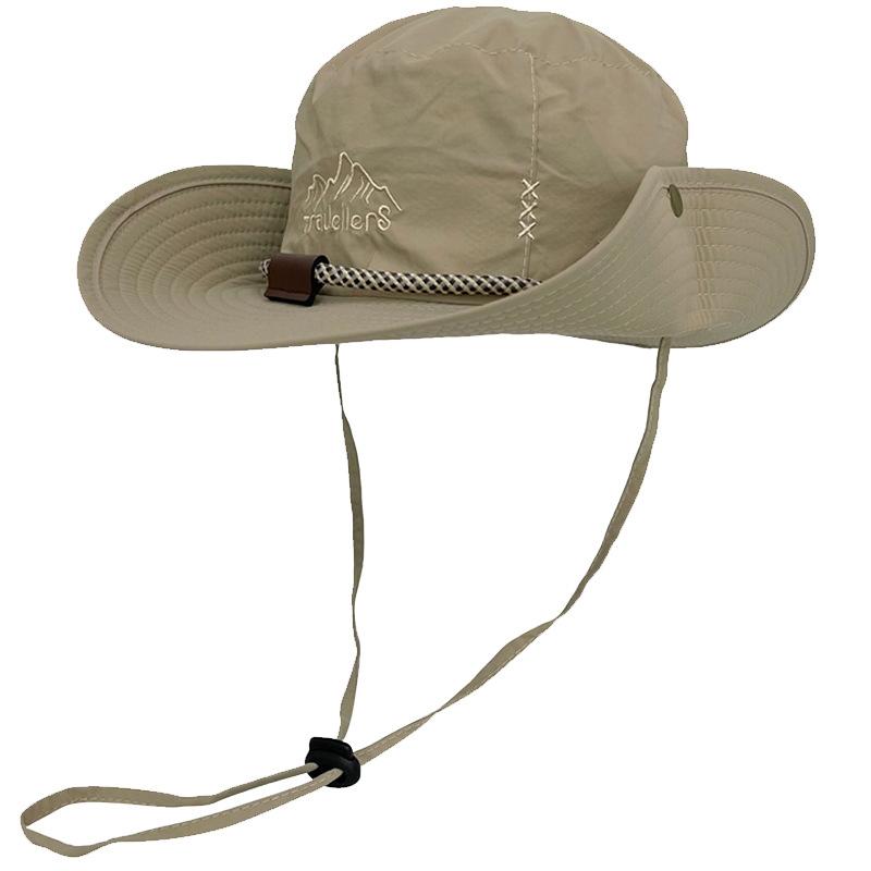 Outdoor Breathable Summer Fisherman Hat Men and Women Camping Mountaineering Sun Protection Hat Fishing Shade Western Cowboy Hat