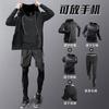 Conjunto de Running de Secado Rápido para Hombre con Bolsillo para Teléfono Ropa Deportiva Ligera Entrenamiento Gimnasio Ejercicio