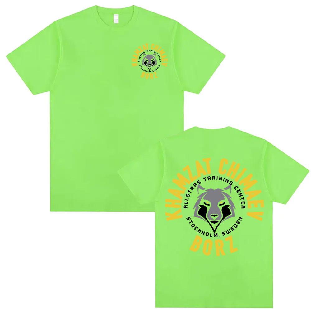 

Limited Khamzat Chimaev Logo Graphic T Shirts Men s Clothing Fashion Gothic Oversized T-shirts Unisex Casual 100% Cotton T Shirt 4XL