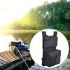 Fishing Chair Backrest Storage Bag Seat Organizer Multifunctional Portable Hanging Pouch Cup Holder