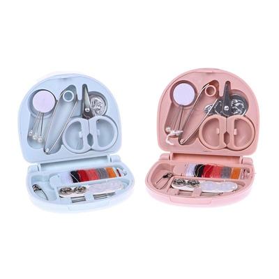 Scatola per kit da cucito da viaggio per la casa Mini kit da cucito portatile squisito e portatile Scatola da cucito con ago Scatola per strumenti da cucito XYZ