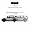 Welly 1:38 Kia EV9 Fullback, Blu/Bianco Diecast, MiniCar