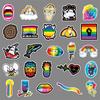 Cartoon Colored Waterproof Graffiti Stickers - 50 Sheets for Luggage, Laptop, and Car