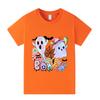 Kids Boys Girls Halloween Bat Ghost Short Sleeves T-shirt