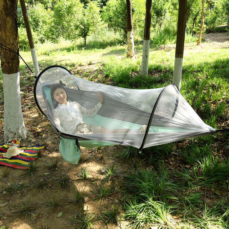 OLOEY Outdoor Hammock with Mosquito Net