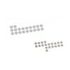 20Pcs In-Ear Earphone Filter Dust Net Earbuds Dust-Proof Steel Mesh With Glue 4.0-5.0Mm