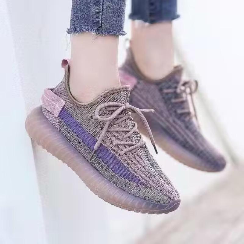 Flying Shoes Women's Spring New Breathable Student Korean Version Fashion Sports Shoes Casual Breathable Running Fitness Shoes