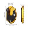 POPETPOP Side Stand Pad Side Stand Holder For Z900RS Z1000 Z1000R Universal Anti-Slip Aluminum