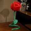 85cm/100cm Imitation Rose Realistic Soft Plush Flower Healing Decompressing Safe Never Withering Bouquet Home Decor