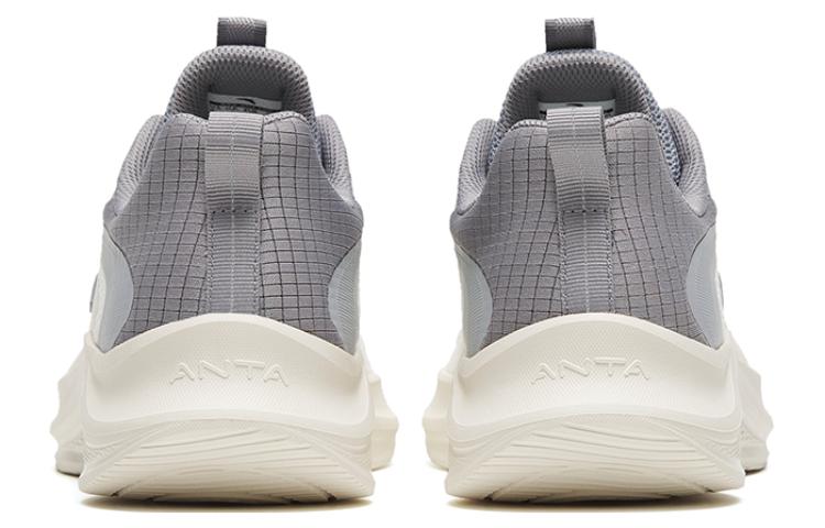 Men's Sneakers Anta Wander Casual Slip Resistant Abrasion Resistant Low Top Sprint Running Shoes Men's White