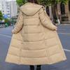 Winter Women's Long Knee-length Thickened Fashionable and Versatile Loose Coat
